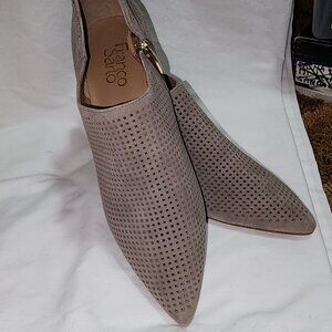 Dark Taupe Franco Sarto Heeled Booties